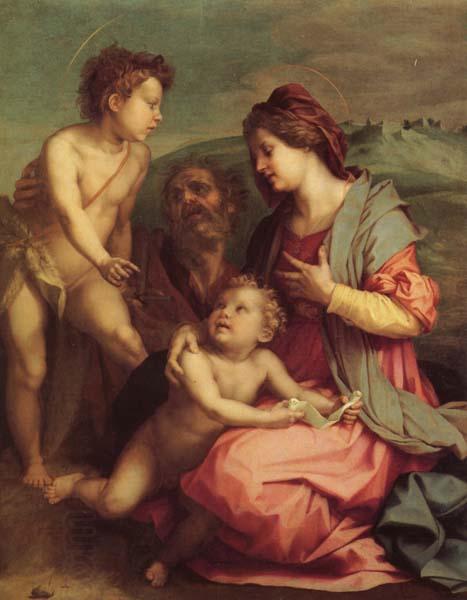 Andrea del Sarto Holy Family with john the Baptist China oil painting art